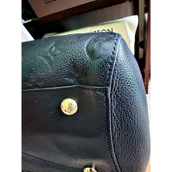 🖤EXTREMELY RARE🖤 Louis Vuitton Montaigne GM Empriente Noir - Picture 3 of 16